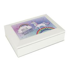 Personalised Unicorn Jewellery Box